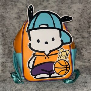 Sanrio Orange and Blue Pochacco Backpack